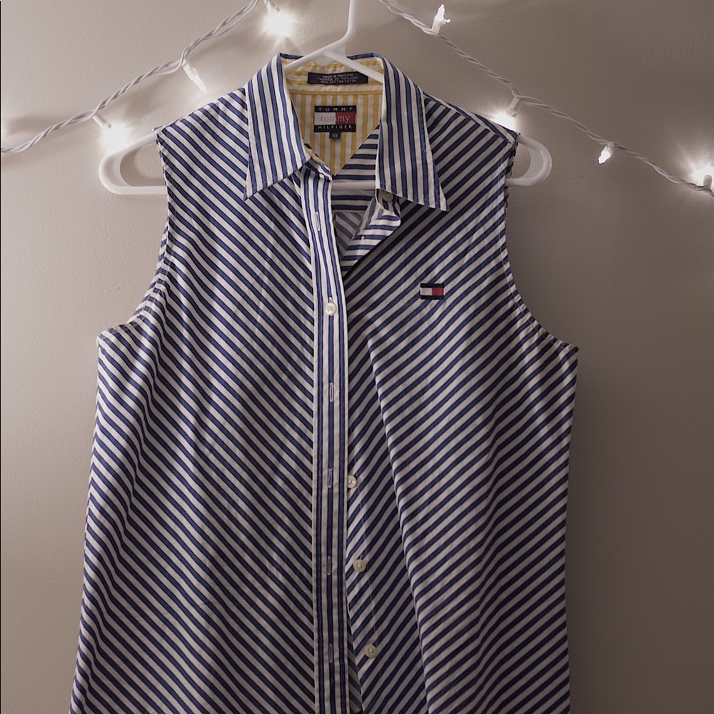 Vintage Tommy Hilfiger peter-pan collar buttondown
